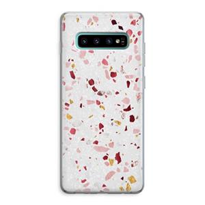CaseCompany Terrazzo N°9: Samsung Galaxy S10 Plus Transparant Hoesje