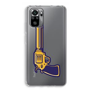 CaseCompany Pew Pew Pew: Xiaomi Redmi Note 10S Transparant Hoesje