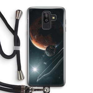 CaseCompany Mars Renaissance: Samsung Galaxy J8 (2018) Transparant Hoesje met koord
