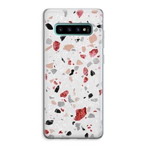 CaseCompany Terrazzo N°12: Samsung Galaxy S10 Plus Transparant Hoesje