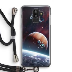 CaseCompany Examiner: Samsung Galaxy J8 (2018) Transparant Hoesje met koord