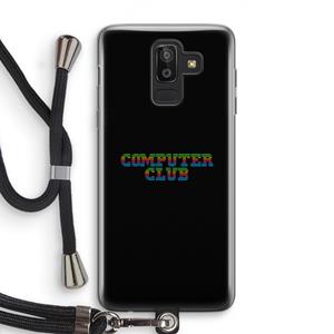 CaseCompany Retro: Samsung Galaxy J8 (2018) Transparant Hoesje met koord