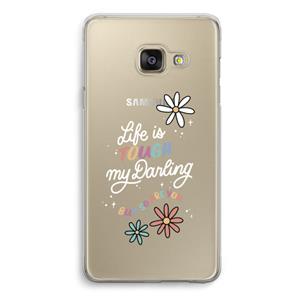 CaseCompany Tough Life: Samsung A3 (2017) Transparant Hoesje