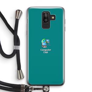 CaseCompany Win98: Samsung Galaxy J8 (2018) Transparant Hoesje met koord