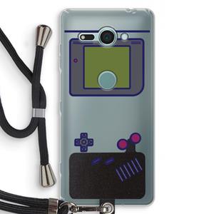 CaseCompany Game On: Sony Xperia XZ2 Compact Transparant Hoesje met koord