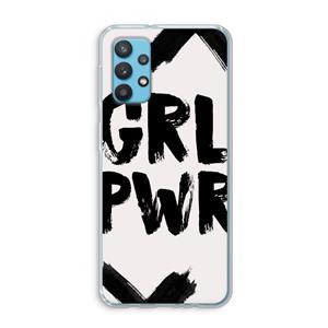 CaseCompany Girl Power #2: Samsung Galaxy A32 4G Transparant Hoesje