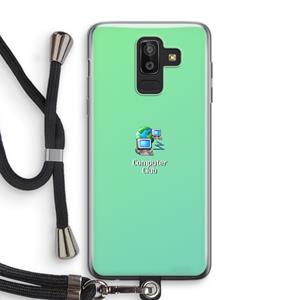 CaseCompany Win98: Samsung Galaxy J8 (2018) Transparant Hoesje met koord
