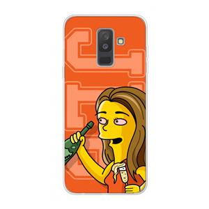 CaseCompany Jamie Lee Simpson: Samsung Galaxy A6 Plus (2018) Transparant Hoesje