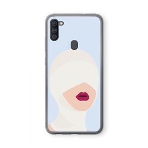 CaseCompany Incognito: Samsung Galaxy A11 Transparant Hoesje