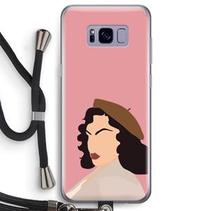 CaseCompany Confidence: Samsung Galaxy S8 Transparant Hoesje met koord