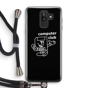 CaseCompany Floppyhead: Samsung Galaxy J8 (2018) Transparant Hoesje met koord