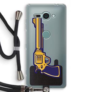 CaseCompany Pew Pew Pew: Sony Xperia XZ2 Compact Transparant Hoesje met koord