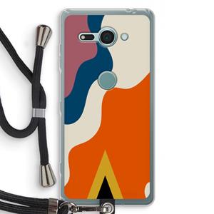 CaseCompany Noor A: Sony Xperia XZ2 Compact Transparant Hoesje met koord
