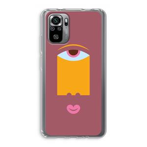 CaseCompany Mono V: Xiaomi Redmi Note 10S Transparant Hoesje