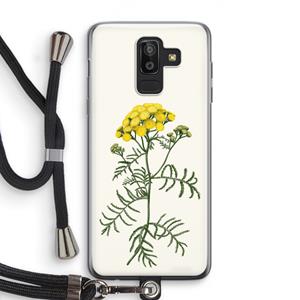 CaseCompany Tansy: Samsung Galaxy J8 (2018) Transparant Hoesje met koord
