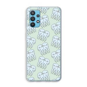 CaseCompany Octopussen: Samsung Galaxy A32 4G Transparant Hoesje