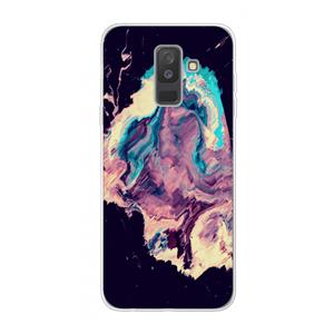 CaseCompany Cosmic Silence: Samsung Galaxy A6 Plus (2018) Transparant Hoesje