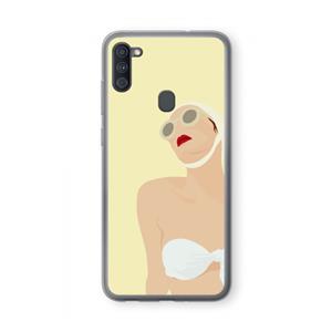 CaseCompany Summer: Samsung Galaxy A11 Transparant Hoesje