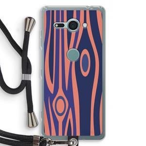 CaseCompany Bast A: Sony Xperia XZ2 Compact Transparant Hoesje met koord