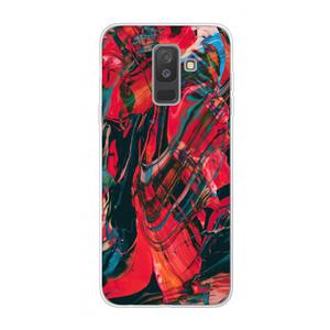 CaseCompany Endless Descent: Samsung Galaxy A6 Plus (2018) Transparant Hoesje