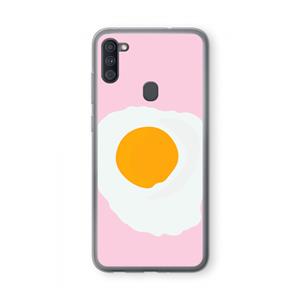 CaseCompany Sunny side up: Samsung Galaxy A11 Transparant Hoesje