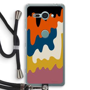 CaseCompany Baar A: Sony Xperia XZ2 Compact Transparant Hoesje met koord