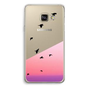 CaseCompany Fly away: Samsung A3 (2017) Transparant Hoesje