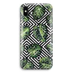 CaseCompany Geometrische jungle: iPhone Xs Volledig Geprint Hoesje