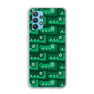 CaseCompany Crocs: Samsung Galaxy A32 4G Transparant Hoesje