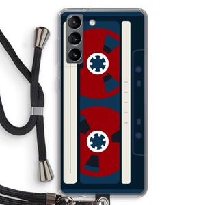 CaseCompany Here's your tape: Samsung Galaxy S21 Transparant Hoesje met koord