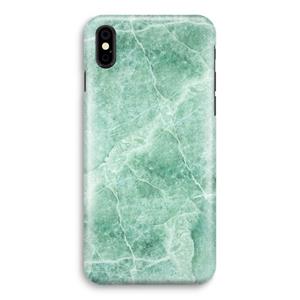 CaseCompany Groen marmer: iPhone Xs Volledig Geprint Hoesje