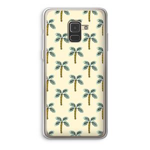 CaseCompany Paradise: Samsung Galaxy A8 (2018) Transparant Hoesje