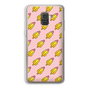 CaseCompany Waterijsjes: Samsung Galaxy A8 (2018) Transparant Hoesje