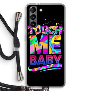 CaseCompany Touch Me: Samsung Galaxy S21 Transparant Hoesje met koord