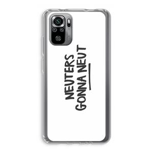 CaseCompany Neuters: Xiaomi Redmi Note 10S Transparant Hoesje