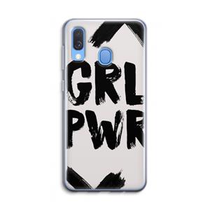 CaseCompany Girl Power #2: Samsung Galaxy A40 Transparant Hoesje