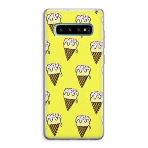 CaseCompany Isjes: Samsung Galaxy S10 Plus Transparant Hoesje