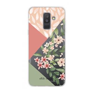 CaseCompany Sweet heaven geometrics: Samsung Galaxy A6 Plus (2018) Transparant Hoesje