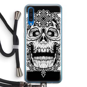 CaseCompany Seek & Destroy: Samsung Galaxy A50 Transparant Hoesje met koord