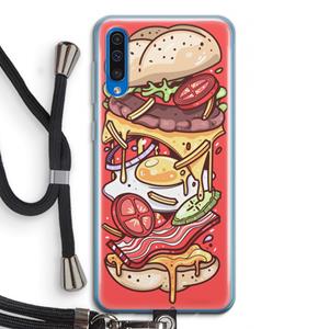CaseCompany Diet Coke Please: Samsung Galaxy A50 Transparant Hoesje met koord