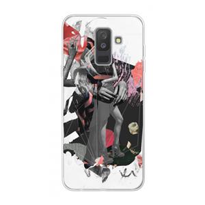 CaseCompany Dissimulation du réel: Samsung Galaxy A6 Plus (2018) Transparant Hoesje