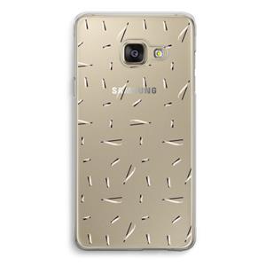 CaseCompany Hipster stripes: Samsung A3 (2017) Transparant Hoesje