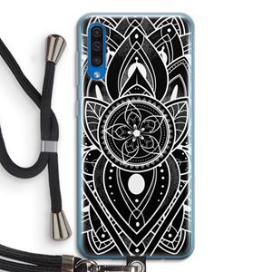 CaseCompany It's Complicated: Samsung Galaxy A50 Transparant Hoesje met koord