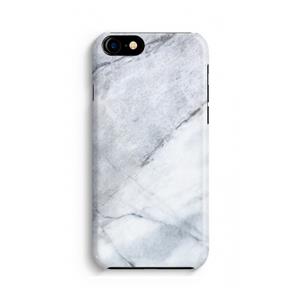 CaseCompany Witte marmer: Volledig geprint iPhone SE 2020 Hoesje