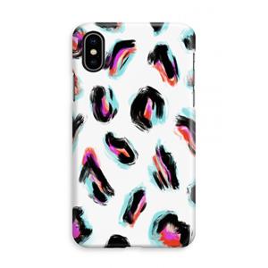 CaseCompany Cheetah color: iPhone X Volledig Geprint Hoesje