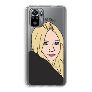 CaseCompany Ashley: Xiaomi Redmi Note 10S Transparant Hoesje