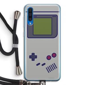 CaseCompany Game On: Samsung Galaxy A50 Transparant Hoesje met koord