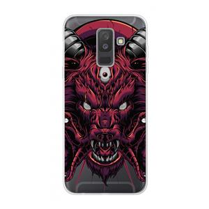 CaseCompany Hell Hound and Serpents: Samsung Galaxy A6 Plus (2018) Transparant Hoesje