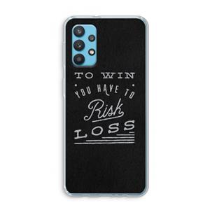 CaseCompany Risk loss: Samsung Galaxy A32 4G Transparant Hoesje