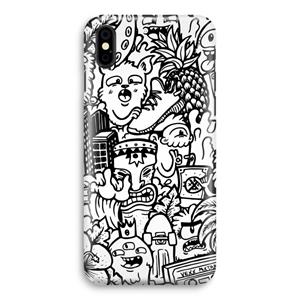 CaseCompany Vexx Mixtape #2: iPhone Xs Volledig Geprint Hoesje